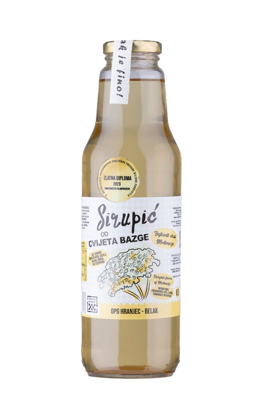 SIRUPIĆ - SIRUP OD CVIJETA BAZGE 0,75L